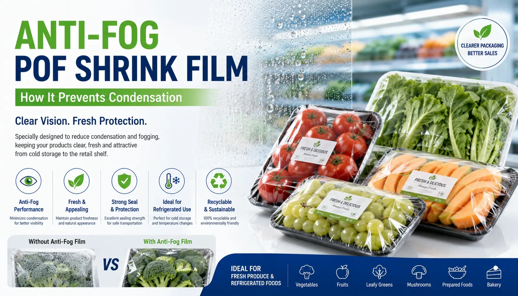 Anti-Fog POF Shrink Film: How It Prevents Condensation